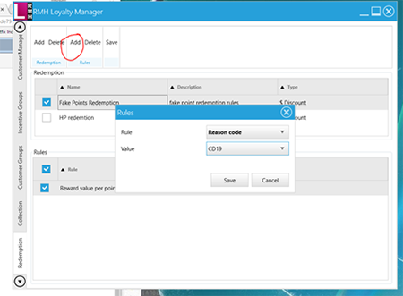 Retail Management Hero - RMH Loyalty - Reason Code Creation