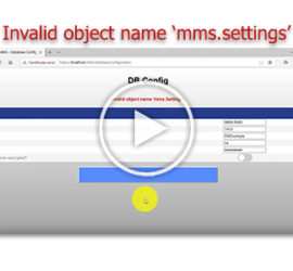 Tutorial - Troubleshooting mms.settings error