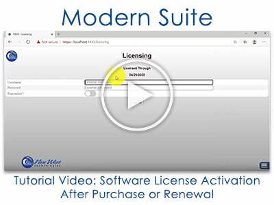Modern Suite Tutorial Video: Software License Activation Steps After Purchase or Renewal